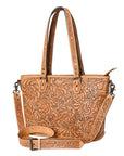 American Darling Tote Hand Tooled Genuine Leather women bag western handbag purse