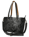 American Darling Tote Hand Tooled Genuine Leather women bag western handbag purse