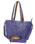 American Darling Tote Hand Tooled Genuine Leather women bag western handbag purse
