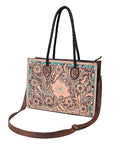 American Darling Tote Hand Tooled Genuine Leather women bag western handbag purse