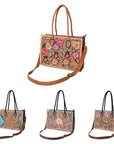 American Darling Tote Hand Tooled Genuine Leather women bag western handbag purse