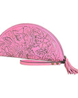 American Darling Clutch Hand Tooled Genuine Leather Women Bag Western Handbag Purse