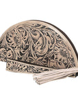 American Darling Clutch Hand Tooled Genuine Leather Women Bag Western Handbag Purse