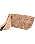 American Darling Hand Tooled Genuine Leather Women Bag Western Handbag Purse