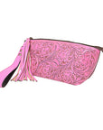 American Darling Hand Tooled Genuine Leather Women Bag Western Handbag Purse