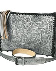 American Darling Hand Tooled Genuine Leather Women Bag Western Handbag Purse
