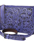 American Darling Hand Tooled Genuine Leather Women Bag Western Handbag Purse