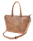 American Darling Hand Tooled Genuine Leather Women Bag Western Handbag Purse