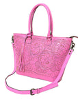American Darling Hand Tooled Genuine Leather Women Bag Western Handbag Purse