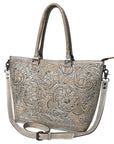 American Darling Hand Tooled Genuine Leather Women Bag Western Handbag Purse