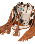 American Darling Hair-On Genuine Leather Women Bag Western Handbag Purse