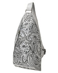 American Darling Sling Hand Tooled Genuine Leather Women Bag Western Handbag Purse