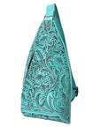 American Darling Sling Hand Tooled Genuine Leather Women Bag Western Handbag Purse