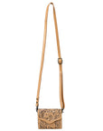 American Darling Wallet Hand Tooled Genuine Leather Women Bag Western Handbag Purse