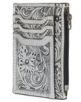 American Darling Card-Holder Hand Tooled Genuine Leather Women Bag Western Handbag Purse