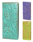 American Darling Clutch Beautifully Hand Tooled Genuine Leather women bag western handbag purse