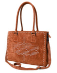 American Darling Tote Genuine Suede Leather Women Bag Western Handbag Purse