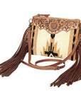 American Darling Cross Body Saddle Blanket Genuine Leather Women Bag Western Handbag Purse