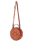 American Darling Hand Tooled Genuine Leather Women Bag Western Handbag Purse