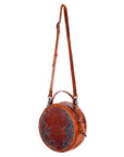 American Darling Hand Tooled Genuine Leather Women Bag Western Handbag Purse