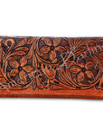 American Darling ADBG486A Wallet Hand Tooled Genuine Leather Women Bag Western Handbag Purse