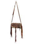 American Darling ADBG526ACGO Wallet Hand Tooled Hair-On Genuine Leather Women Bag Western Handbag Purse