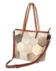 American Darling ADBG533 Tote Hair On Genuine Leather Women Bag Western Handbag Purse