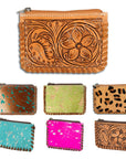 American Darling Coin Purse Hair-On Genuine Leather Western Women Bag Handbag Purse | Western Coin Purse | Travel Coin Purse | College Coin Purse | Casual Coin Purse |