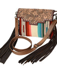 American Darling Crossbody Hand Tooled Saddle Blanket Genuine Leather Women Bag Western Handbag Purse