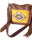 American Darling Large Crossbody Saddle Blanket Genuine Leather Western Women Bag Handbag Purse | Western Crossbody Bag | Travel Crossbody Bags | College Crossbody Bag | Casual Crossbody Bag