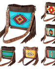 American Darling Large Crossbody Saddle Blanket Genuine Leather Western Women Bag Handbag Purse | Western Crossbody Bag | Travel Crossbody Bags | College Crossbody Bag | Casual Crossbody Bag