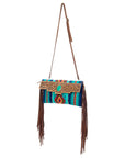 American Darling Hand Tooled Saddle Blanket Genuine Leather Women Bag Western Handbag Purse