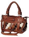 American Darling Hair On Genuine Leather Women Bag Western Handbag Purse