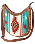American Darling Hand Tooled Saddle Blanket Genuine Leather Women Bag Western Handbag Purse