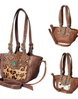 American Darling Hand Tooled Genuine Leather Women Bag Western Handbag Purse