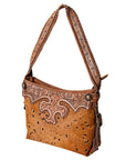 American Darling Hand Tooled Genuine Leather Women Bag Western Handbag Purse