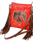 American Darling Hand Tooled Genuine Leather Women Bag Western Handbag Purse