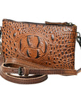 American Darling Coin Purse Hand Tooled Genuine Leather women bag western handbag purse