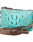 American Darling Coin Purse Hand Tooled Genuine Leather women bag western handbag purse