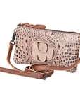 American Darling Coin Purse Hand Tooled Genuine Leather women bag western handbag purse