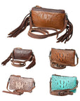American Darling Coin Purse Hand Tooled Genuine Leather women bag western handbag purse