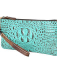 American Darling Crocodile Embossed Genuine Leather Women Bag Western Handbag Purse