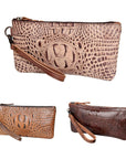 American Darling Crocodile Embossed Genuine Leather Women Bag Western Handbag Purse