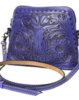 American Darling Hand Tooled Genuine Leather Women Bag Western Handbag Purse