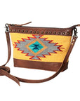 American Darling Saddle Blanket Genuine Leather Women Bag Western Handbag Purse