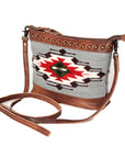 American Darling Saddle Blanket Genuine Leather Women Bag Western Handbag Purse