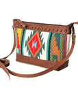 American Darling Saddle Blanket Genuine Leather Women Bag Western Handbag Purse