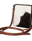 American Darling Hair On Genuine Leather Women Bag Western Handbag Purse