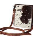 American Darling Hair On Genuine Leather Women Bag Western Handbag Purse