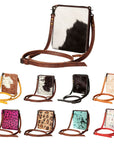 American Darling Hair On Genuine Leather Women Bag Western Handbag Purse